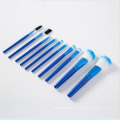 Wisdom 10PCS Blue Cosmetic Makeup Brush Set Wholesale